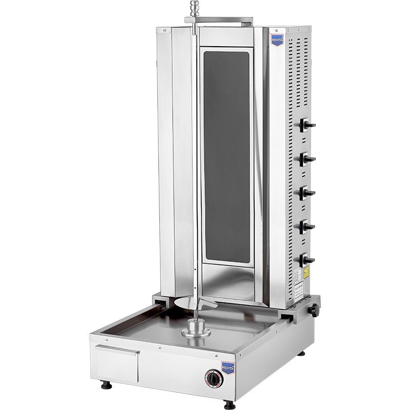 5 Radyanlı Alttan Motorlu Elektrikli Döner Ocağı