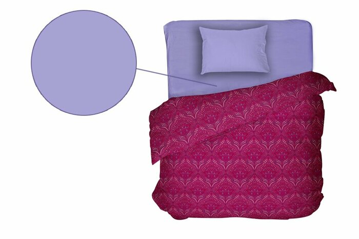 Colore Lavanta Çarşaf Tek Kişilik Lastikli 180x260cm