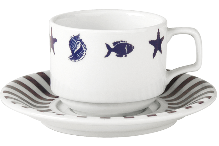 Akdeniz Tabaklı Çay Fincanı 177cc