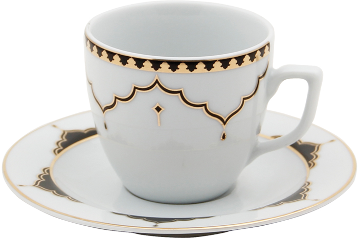 Şehrazad Tabaklı Kahve Fincanı 80cc