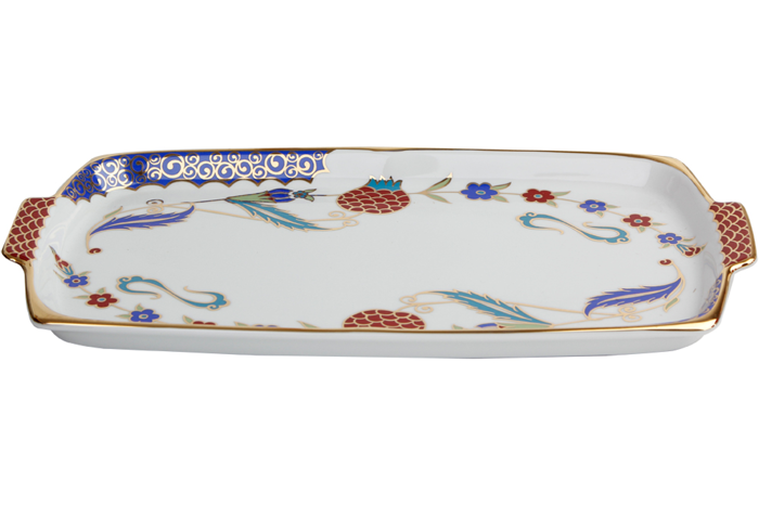 Nar Çiçeği Tepsi 33cm