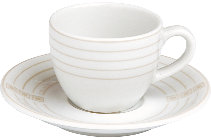 Dante Desen2 Tabaklı Kahve Fincanı 80cc