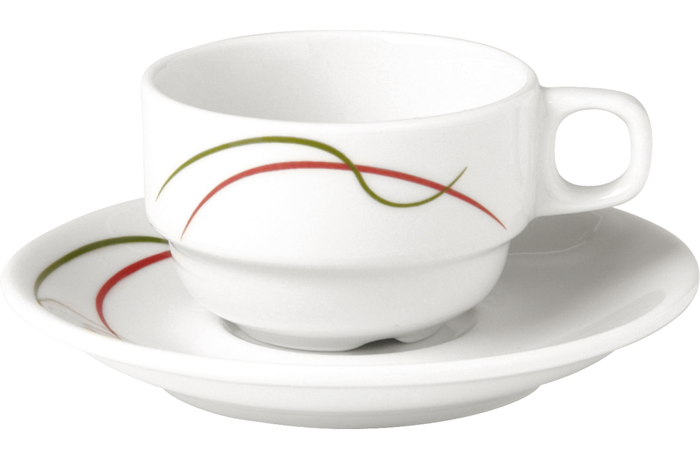 Leydi Tabaklı Kahve Fincanı 75cc