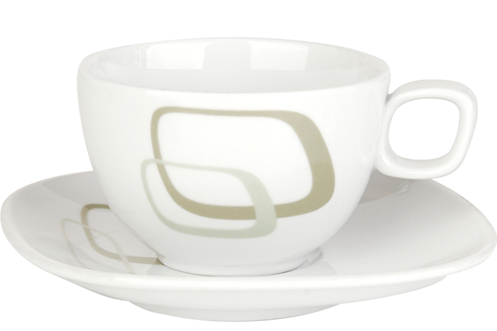 Retro Tabaklı Çay Fincanı 210cc