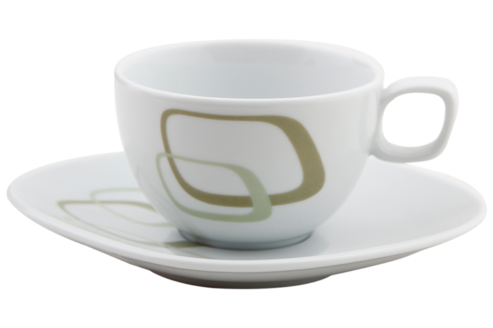 Retro Tabaklı Çay Fincanı 260cc