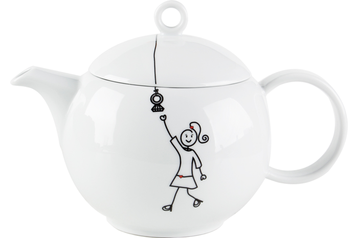 Kaya&Maya Aşkı Kapaklı Demlik 800cc