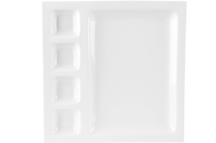 Beyaz Kahvaltı Tabağı 33cm