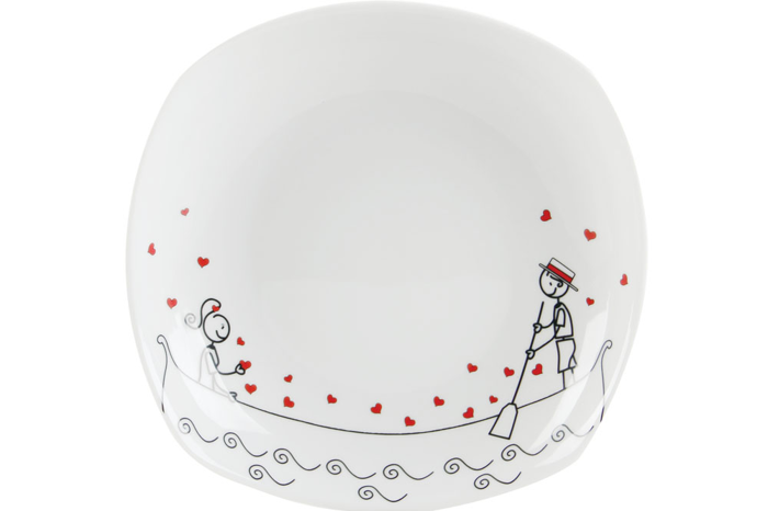 Kaya&Maya Aşkı Çukur Tabak 21cm