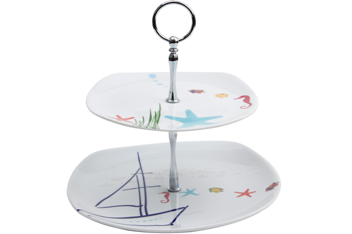 Bodrum Katlı Kurabiye Tabağı