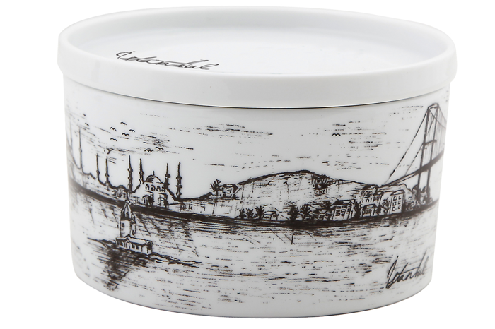 İstanbul Kapaklı Saklama Kabı 590cc