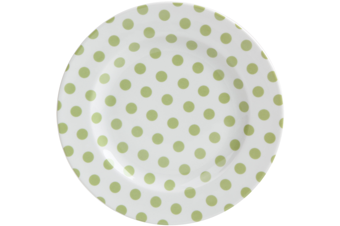 Puanti Yeşil Düz Tabak 27cm