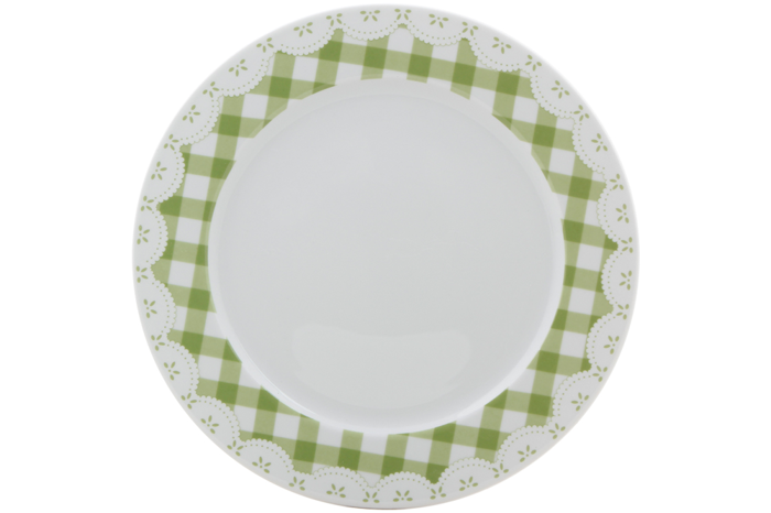 Pötikare Yeşil Düz Tabak 32cm