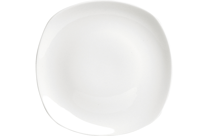 Square Beyaz Düz Tabak 16cm