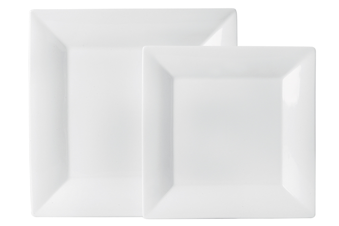 Quartet Beyaz Düz Tabak 22cm