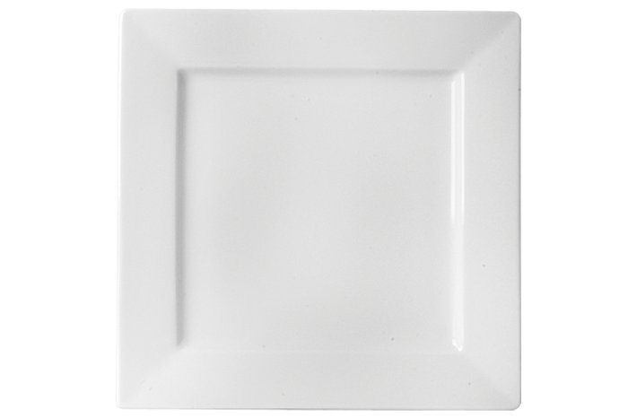 Quadro Beyaz Düz Tabak 27cm