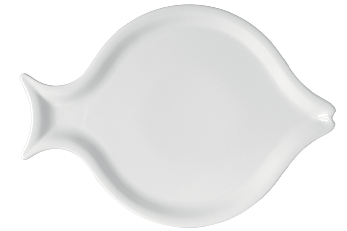 Beyaz Balık Tabağı 43cm