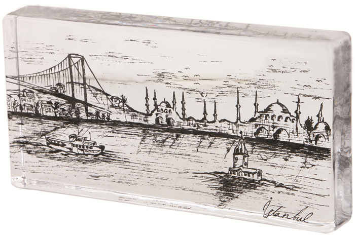 İstanbul Cam Pano 26cm