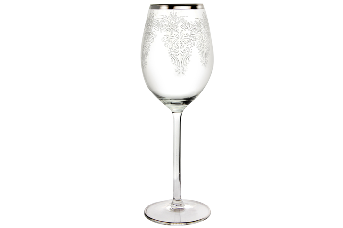 Lace Beyaz Şarap Bardağı 310cc