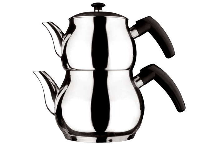 Tonton Mini Siyah Çaydanlık