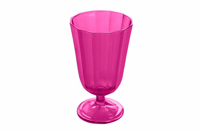 Pembe Kırmızı Şarap Bardağı 190cc