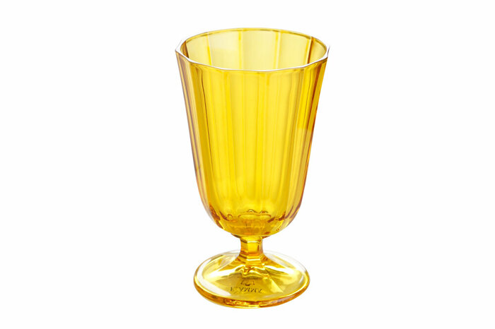 Sarı Kırmızı Şarap Bardağı 190cc