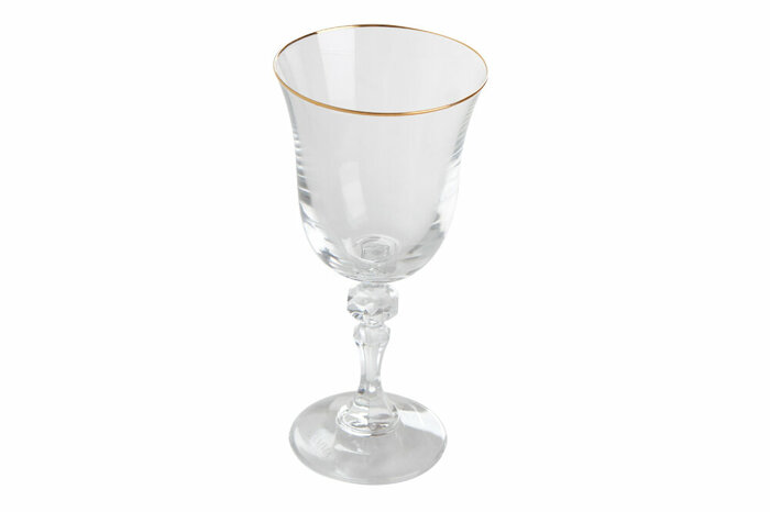 Altın Yaldızlı Kırmızı Şarap Bardağı 120cc