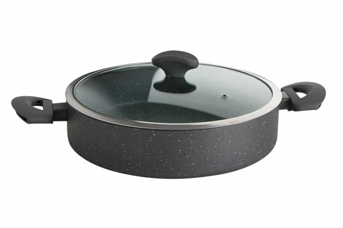 Dublin Kapaklı Basık Tencere 28 cm