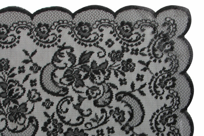 Rivera Siyah Masa Örtüsü 180x280cm