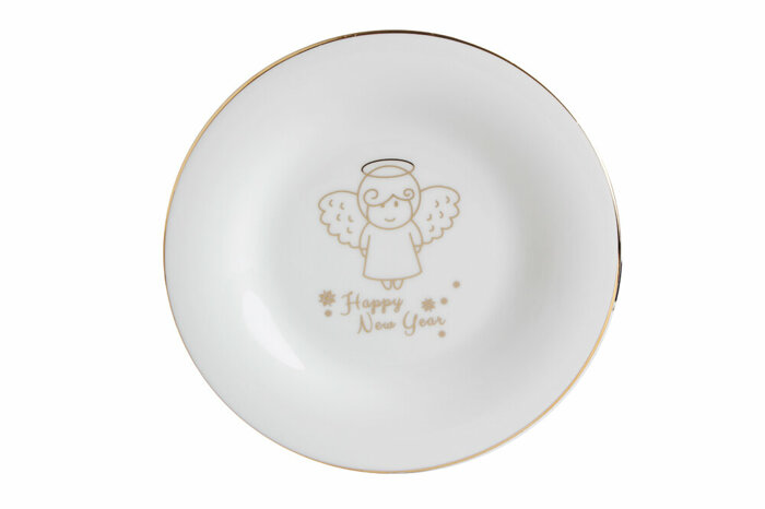 Gold Twinkle Desen3 Düz Tabak 22cm