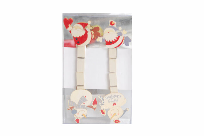 Wood Snowman Ahşap Mandal