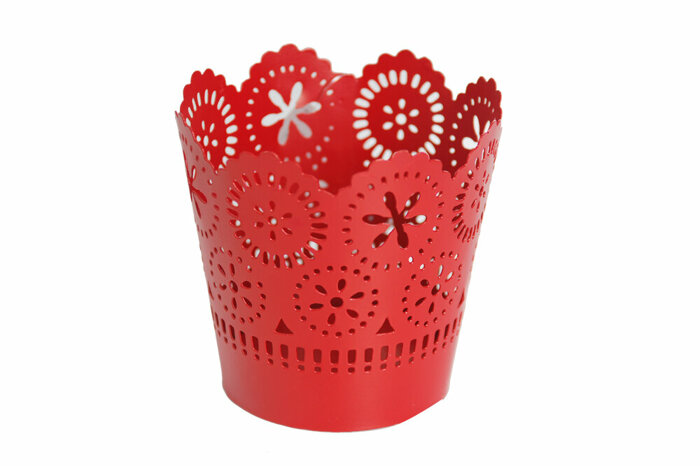 Natal Kırmızı Tealight 9cm