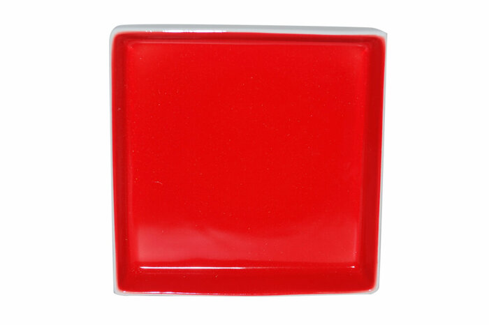 Kırmızı Kahvaltı&Çerez Tabağı 15cm