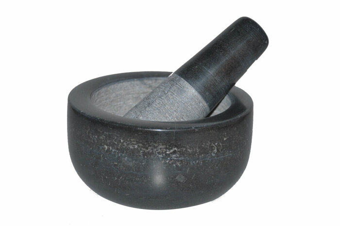 Marble Siyah Havan 12cm