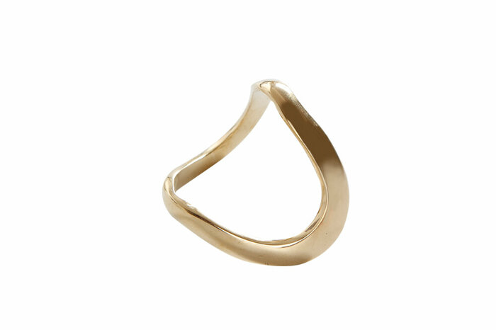 Brass Altın  Yüzük Peçetelik 4cm