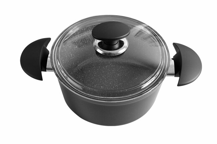 Grena Siyah Derin Tencere 24 cm