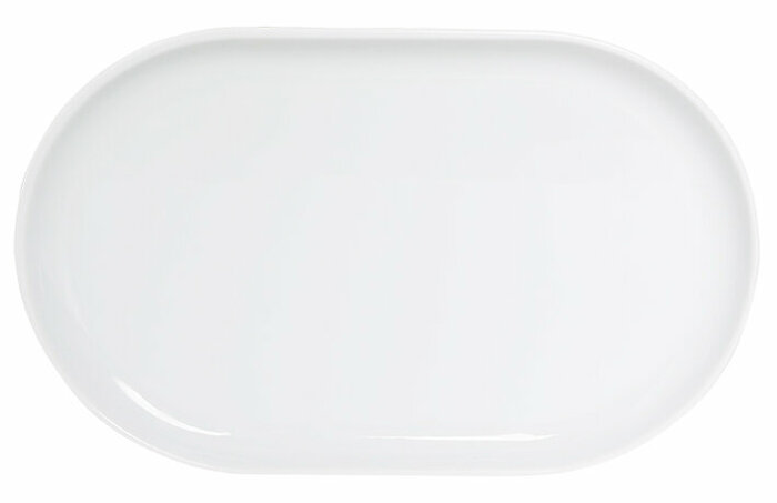 Beyaz Kayık Tabak 32cm