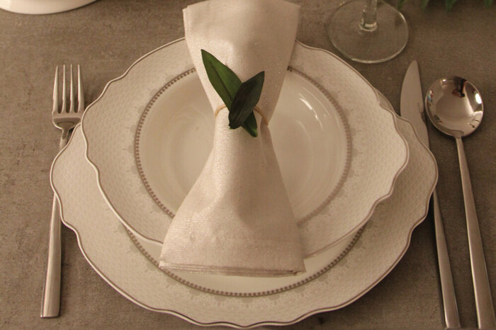 Dantella 85 Parça 12 Kişilik  Yemek Takımı