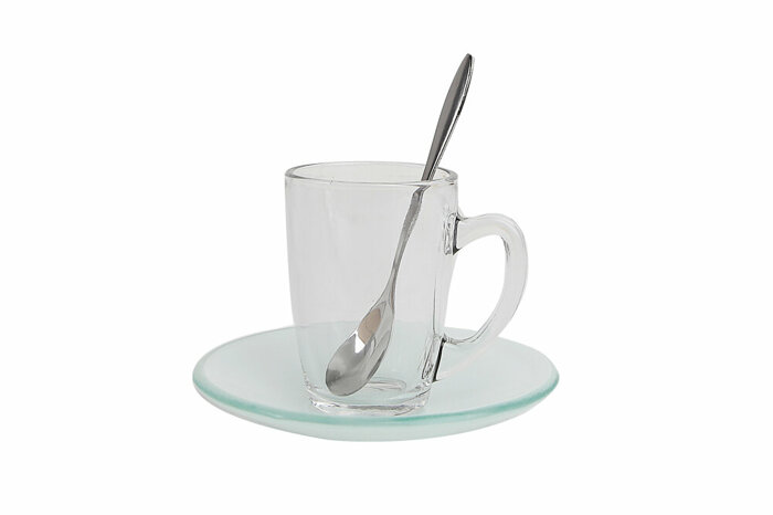 Nell Beyaz Tabaklı Kupa Takımı 3 parça