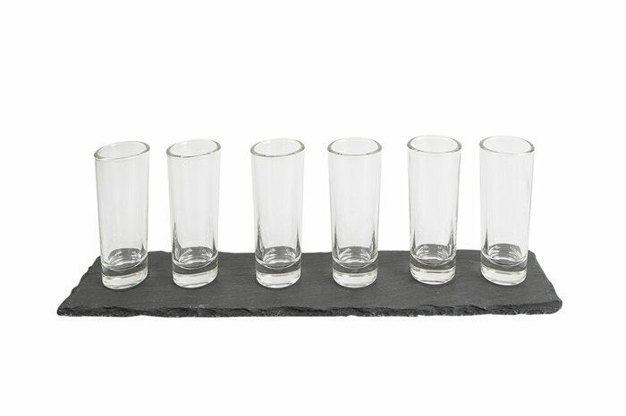 Slate Tapas Set 7 Parça 36cm