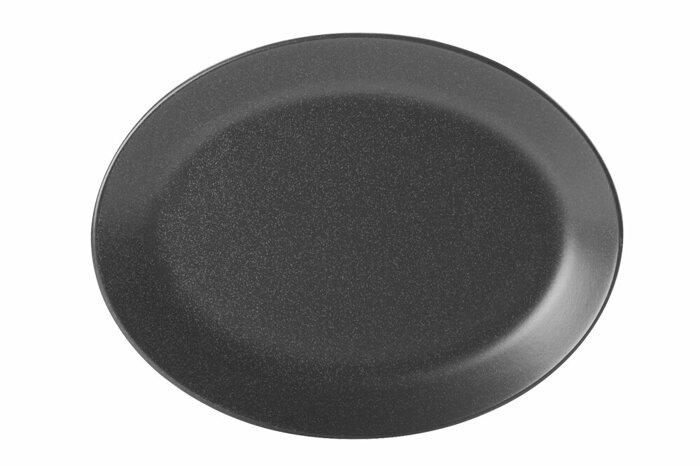 Seasons Siyah Kayık Tabak 36cm