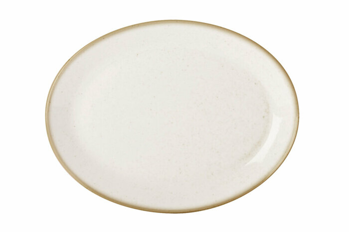 Seasons Bej Kayık Tabak 36cm