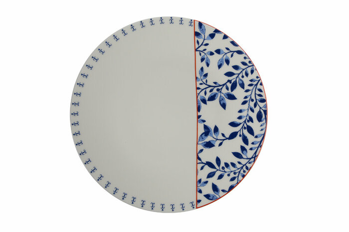 Folksy Desen1 Düz Tabak 21cm