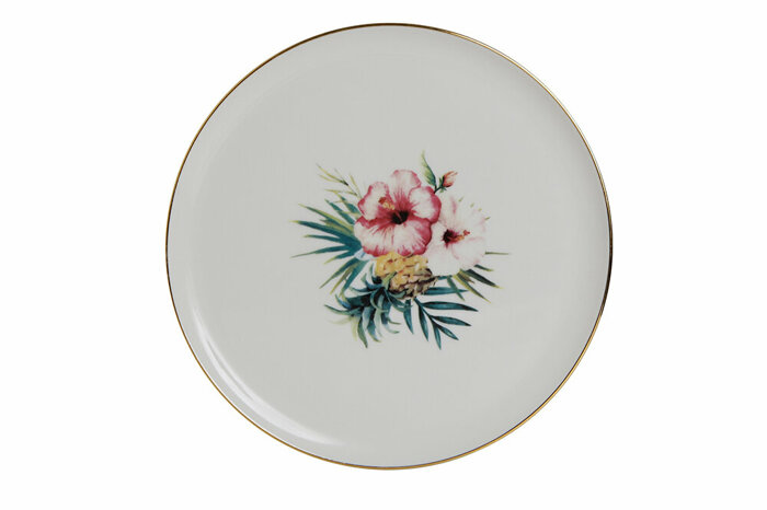 Exotic Desen1 Düz Tabak 20cm