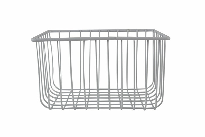 Deco Beyaz Metal Sepet 30cm