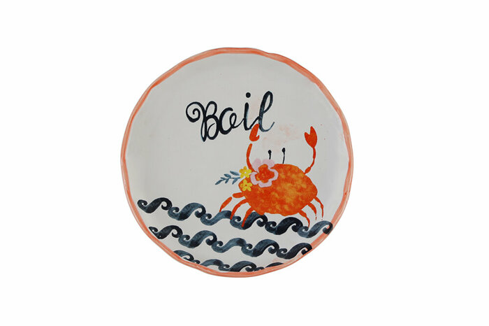 Deco Yengeç Düz Tabak 12cm