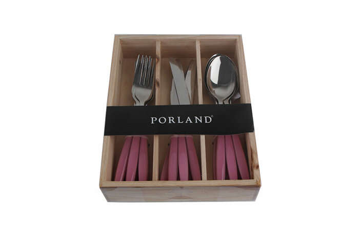 Trendy Pembe Çatal Kaşık Bıçak Takımı