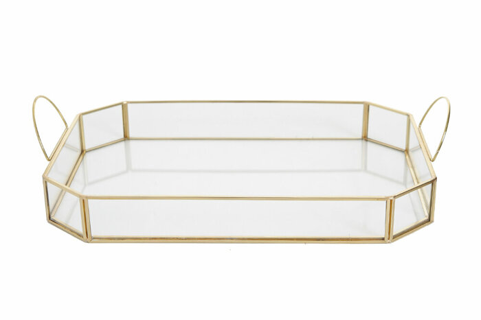 Anton Altın Dekoratif Tepsi 25cm