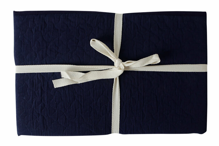 Indigo Lacivert Yatak Örtüsü 260x240cm