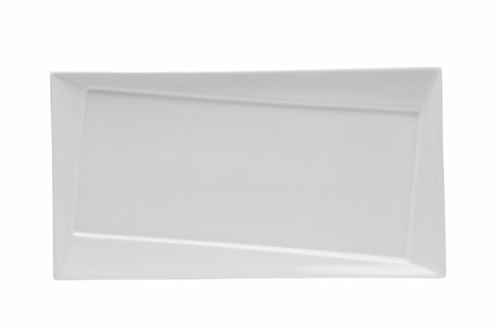 Twist Beyaz Kayık Tabak 33cm