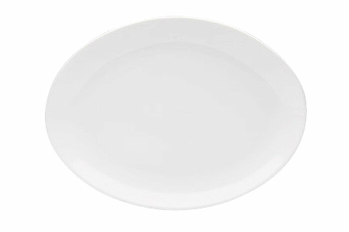 Soley Beyaz Kayık Tabak 24cm